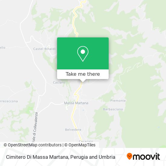 Cimitero Di Massa Martana map