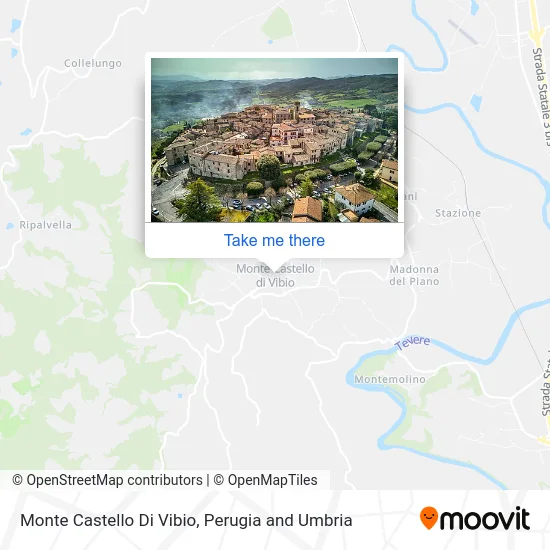 Monte Castello Di Vibio map