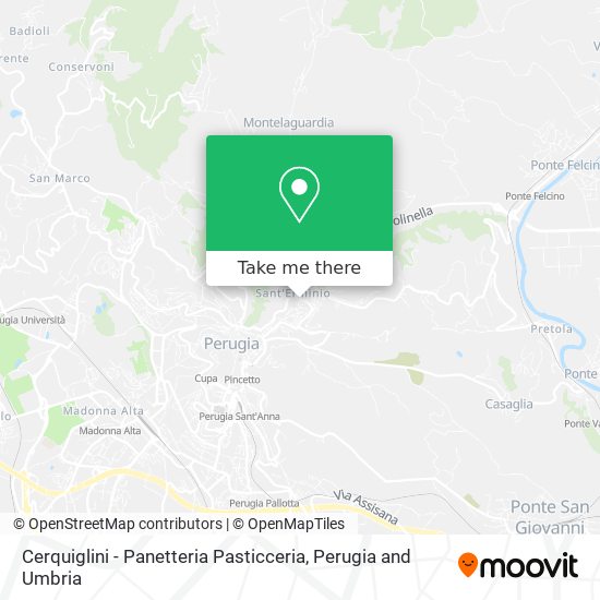 Cerquiglini - Panetteria Pasticceria map