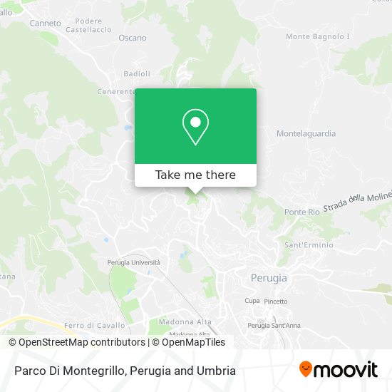 Parco Di Montegrillo map