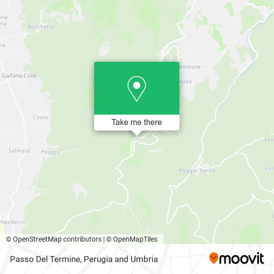 Passo Del Termine map