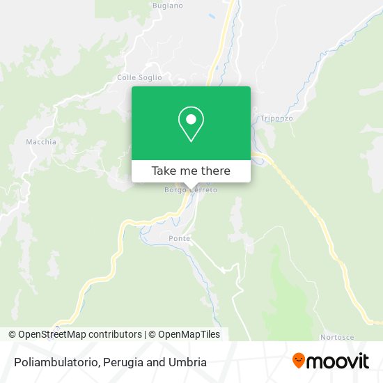 Poliambulatorio map