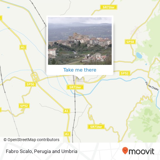 Fabro Scalo map