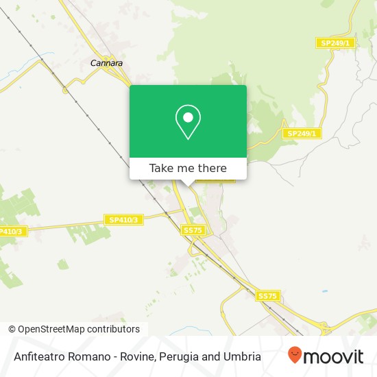 Anfiteatro Romano - Rovine map