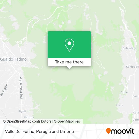 Valle Del Fonno map