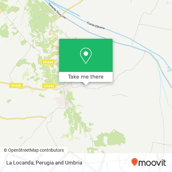 La Locanda map