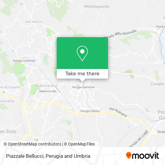 Piazzale Bellucci map