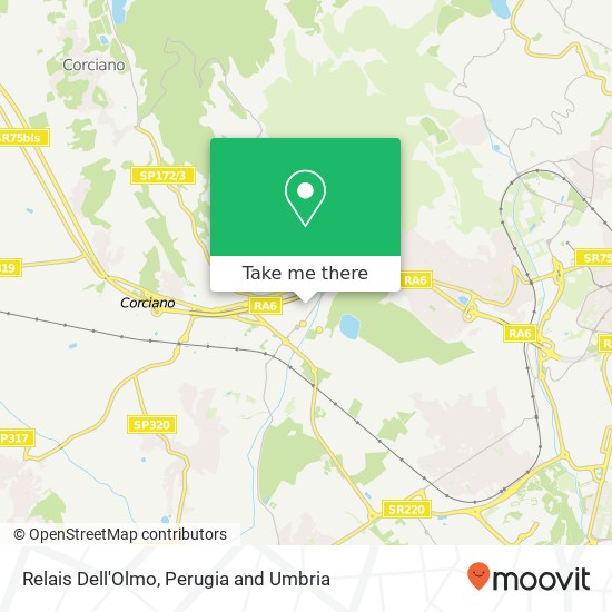 Relais Dell'Olmo map