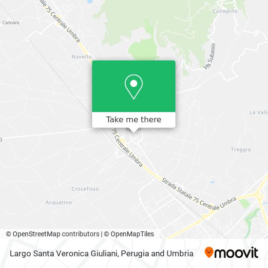 Largo Santa Veronica Giuliani map