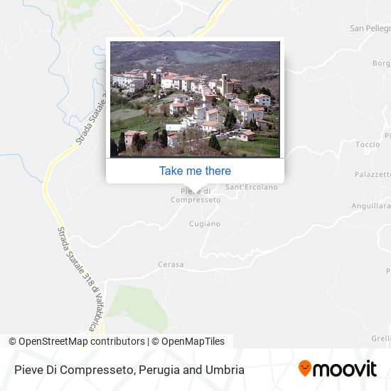 Pieve Di Compresseto map