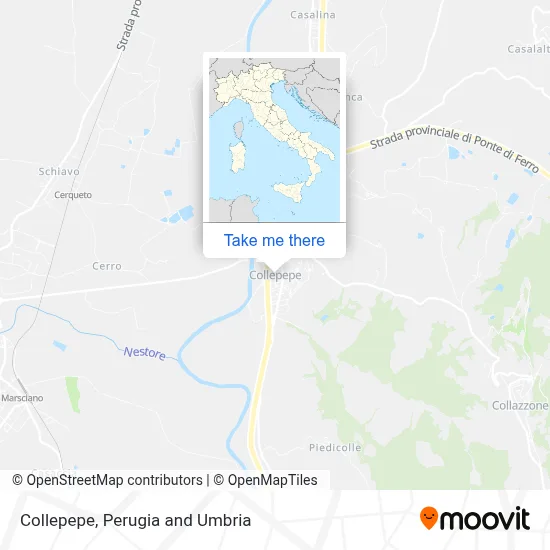 Collepepe map