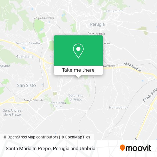 Santa Maria In Prepo map