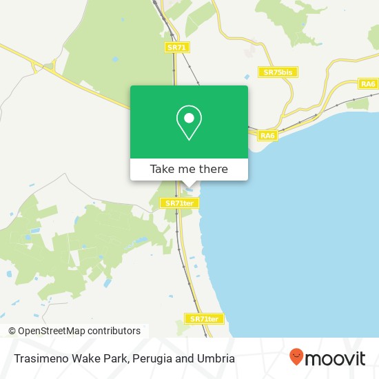 Trasimeno Wake Park map