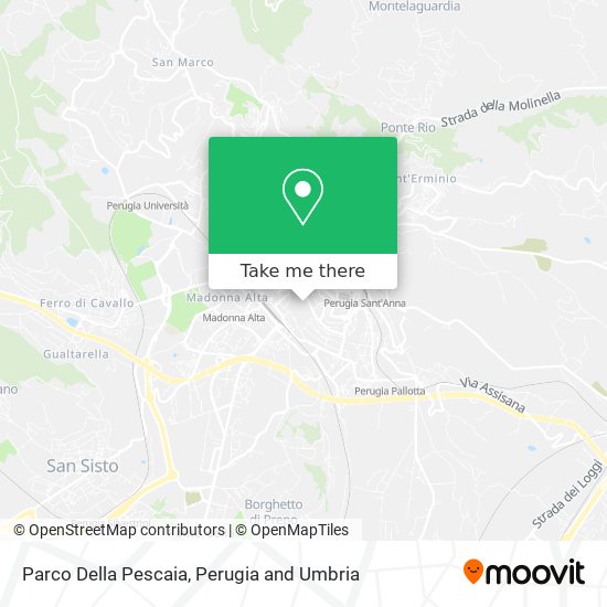Parco Della Pescaia map