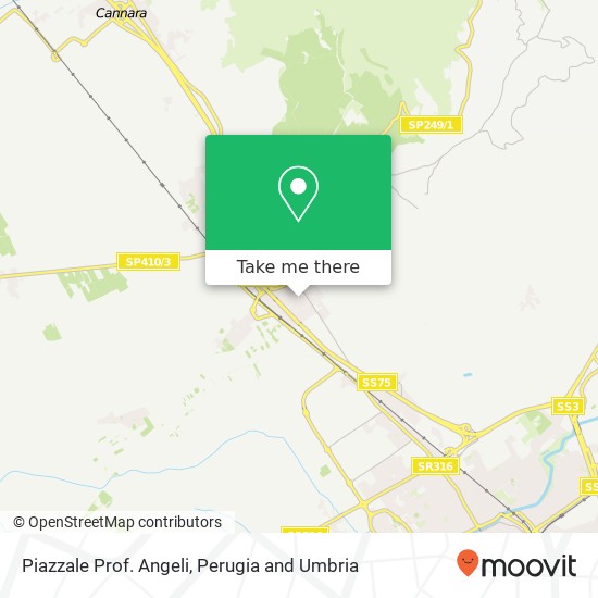 Piazzale Prof. Angeli map