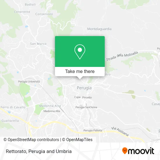 Rettorato map