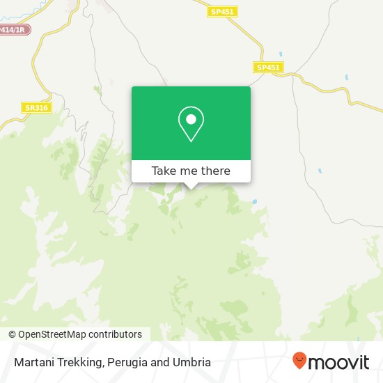 Martani Trekking map