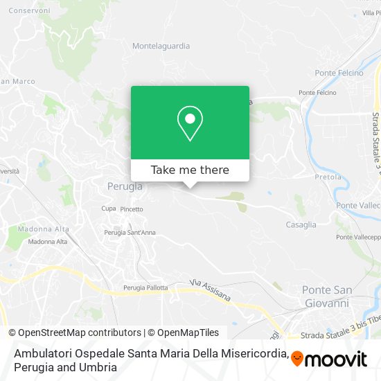 Ambulatori Ospedale Santa Maria Della Misericordia map