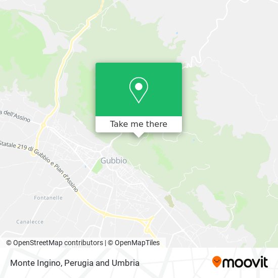 Monte Ingino map