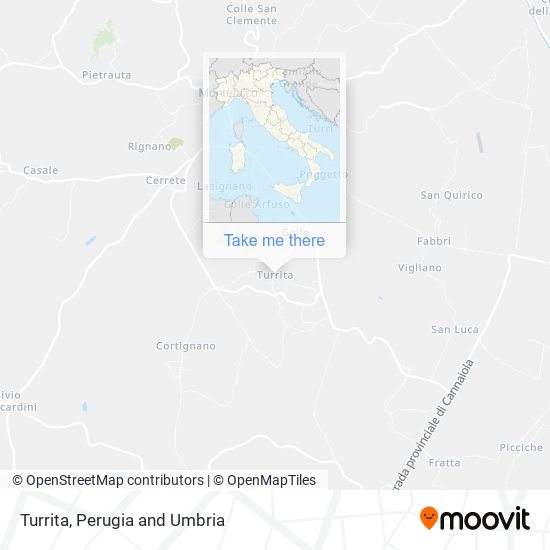 Turrita map