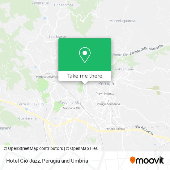 Hotel Giò Jazz map