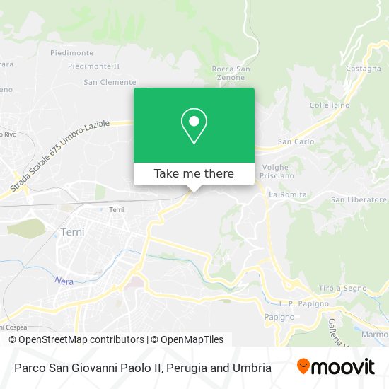 Parco San Giovanni Paolo II map