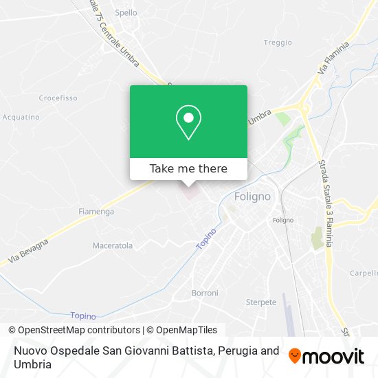 Nuovo Ospedale San Giovanni Battista map