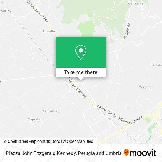 Piazza John Fitzgerald Kennedy map