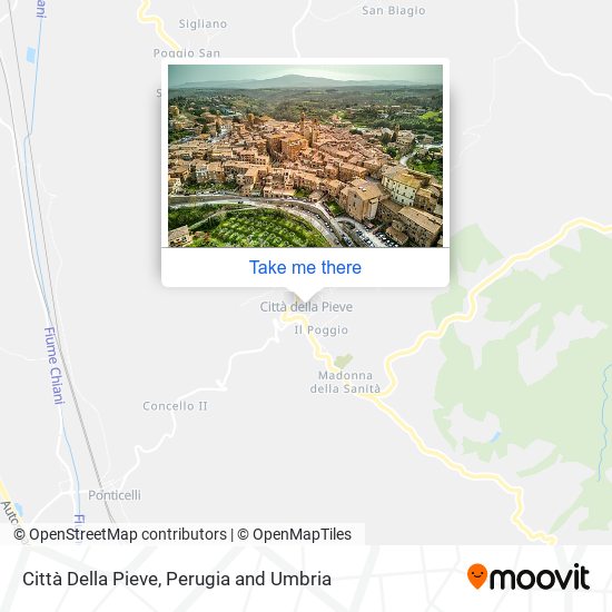 Città Della Pieve map