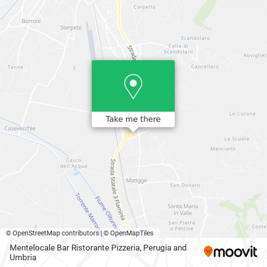 Mentelocale Bar Ristorante Pizzeria map