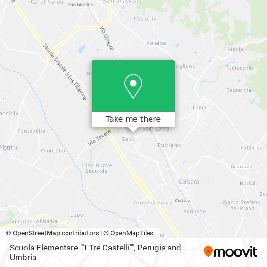 Scuola Elementare ""I Tre Castelli"" map