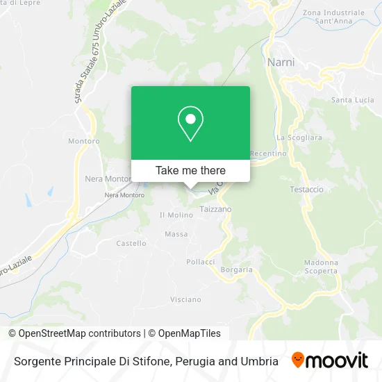 Sorgente Principale Di Stifone map