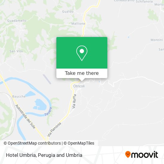 Hotel Umbria map