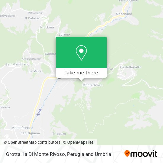 Grotta 1a Di Monte Rivoso map