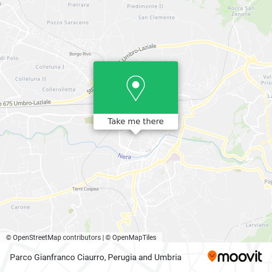 Parco Gianfranco Ciaurro map