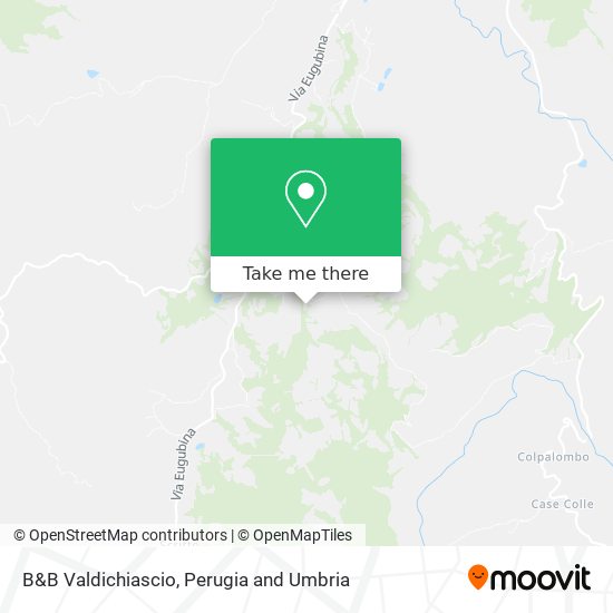 B&B Valdichiascio map