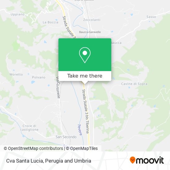 Cva Santa Lucia map