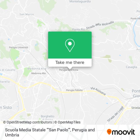 Scuola Media Statale ""San Paolo"" map