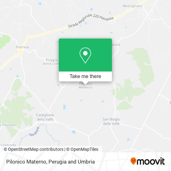 Pilonico Materno map