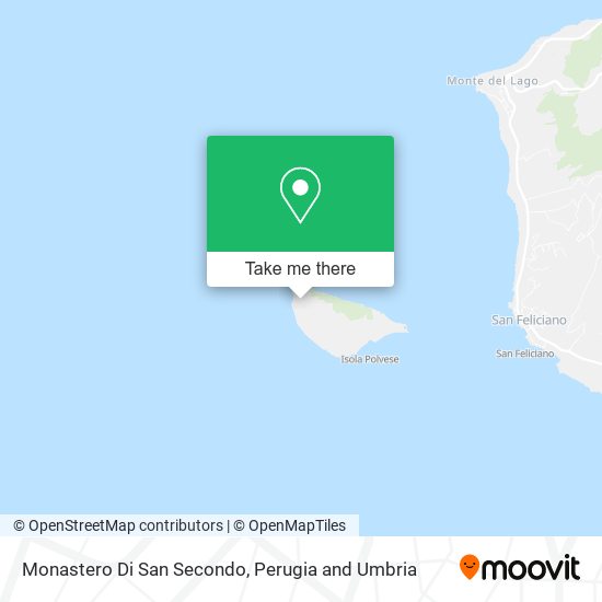 Monastero Di San Secondo map