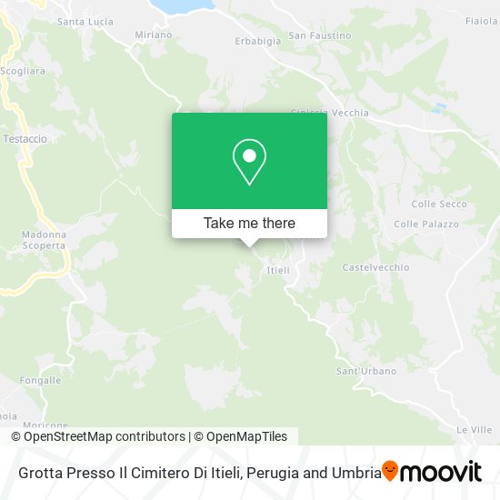 Grotta Presso Il Cimitero Di Itieli map