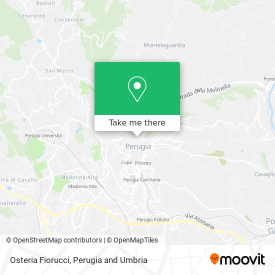 Osteria Fiorucci map