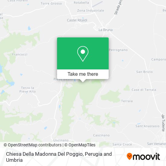 Chiesa Della Madonna Del Poggio map