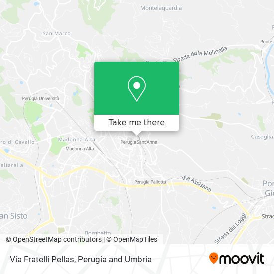 Via Fratelli Pellas map