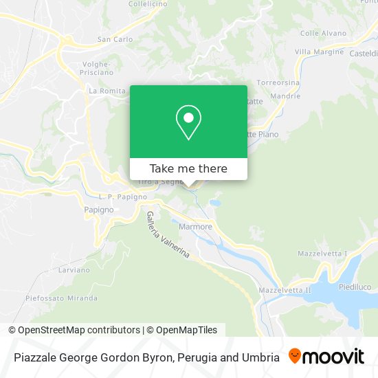 Piazzale George Gordon Byron map