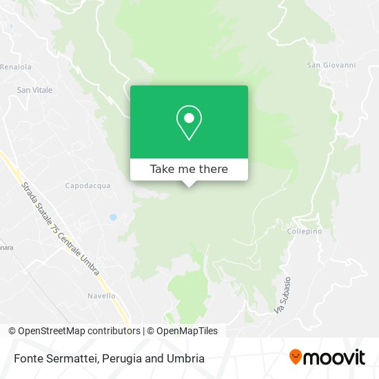 Fonte Sermattei map