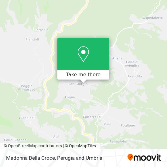 Madonna Della Croce map