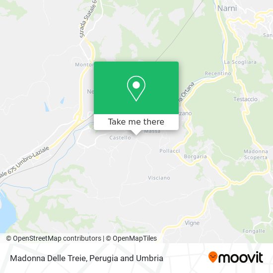 Madonna Delle Treie map