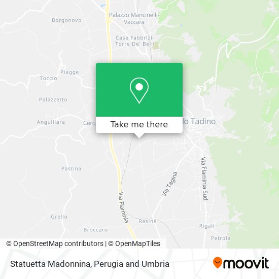 Statuetta Madonnina map