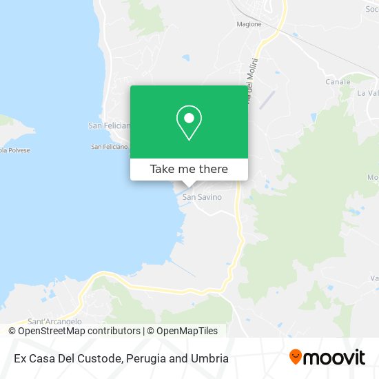 Ex Casa Del Custode map
